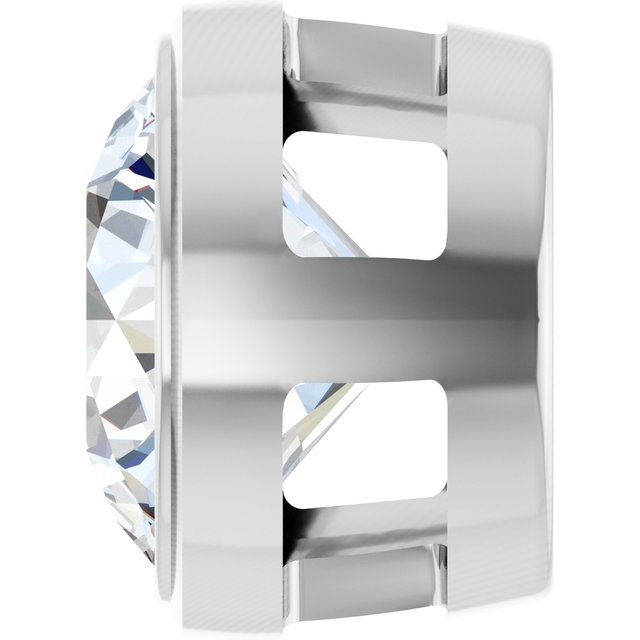 1 CTW Round Bezel-Set Slide Pendant