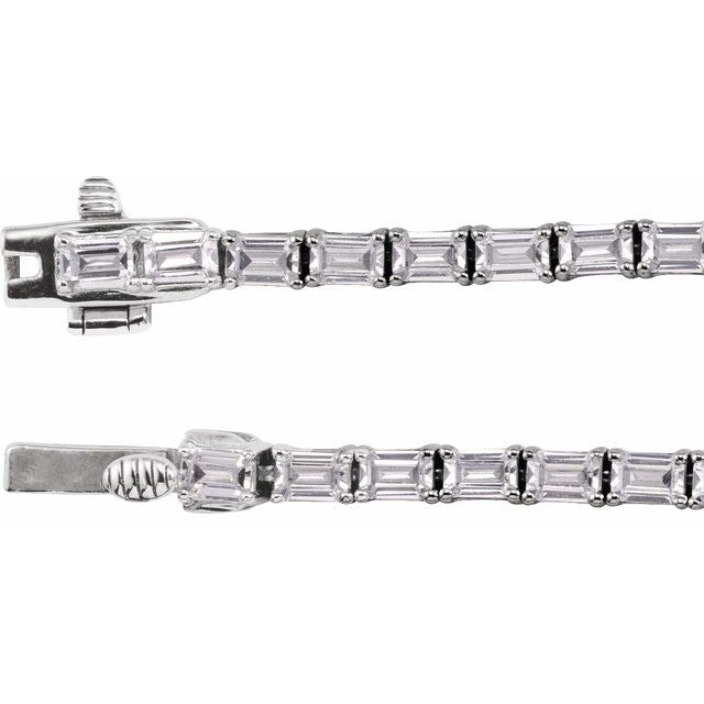 11 3/4 CTW Line 16" Necklace
