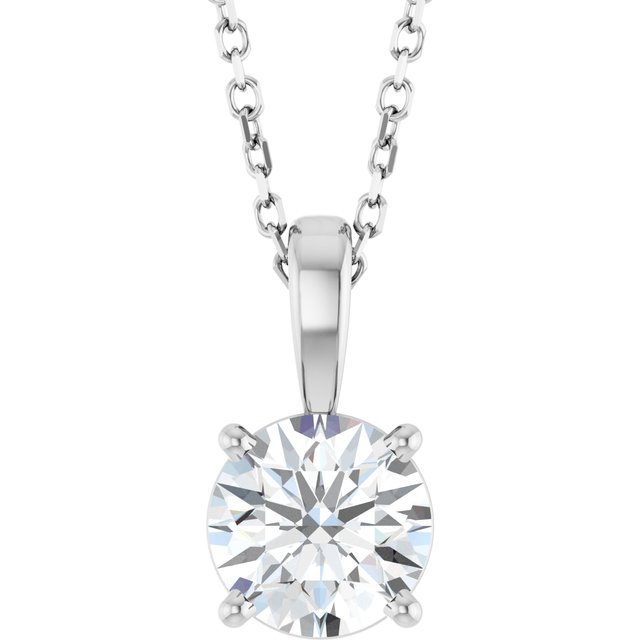 1 CTW Solitaire Pendant