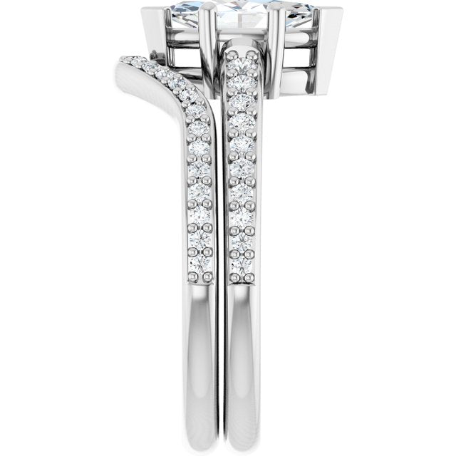 9/10 CTW Marquise Engagement Ring