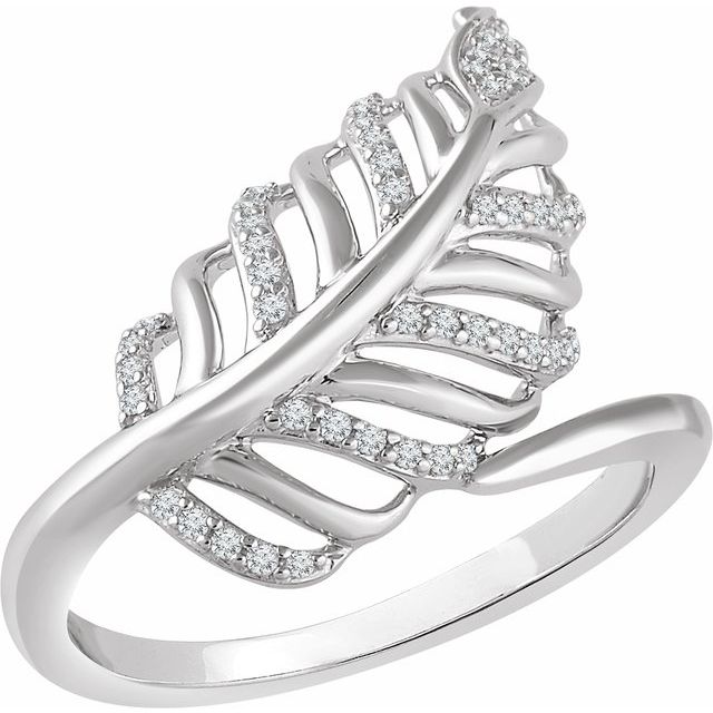 1/5 CTW Leaf Ring