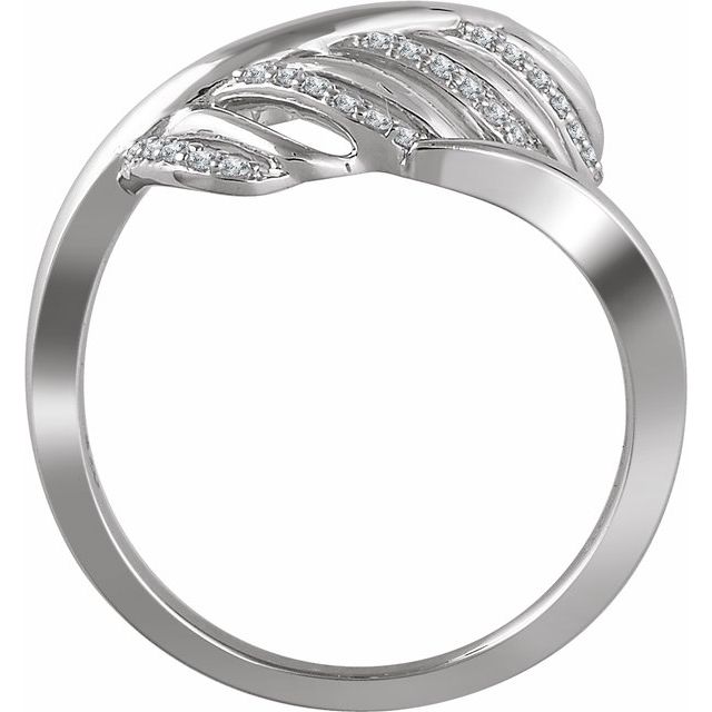 1/5 CTW Leaf Ring