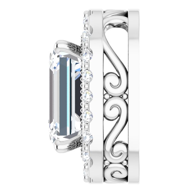 5/8 CTW Halo-Style Pendant Pendant