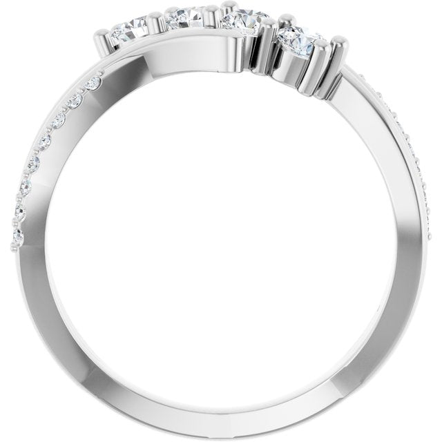 Four-Stone 1.07 CTW Family Ring