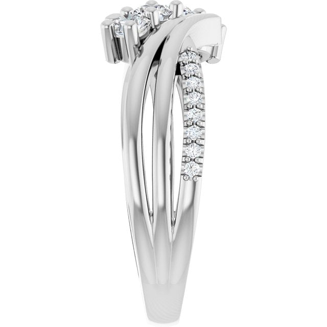 Four-Stone 1.07 CTW Family Ring