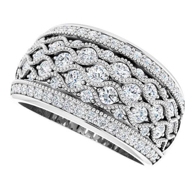1 CTW Accented Ring