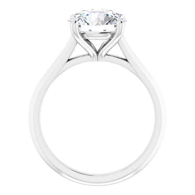 2 9/10 CTW Round Solitaire Engagement Ring