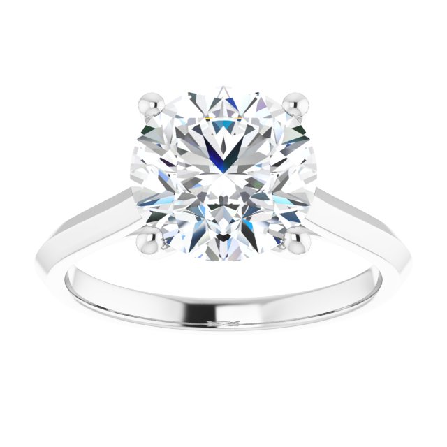 2 9/10 CTW Round Solitaire Engagement Ring