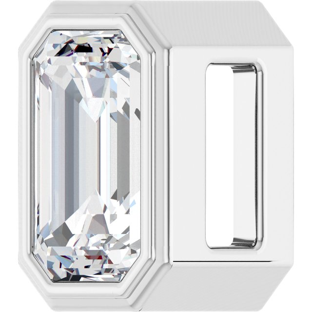 1/4 CTW Solitaire Slide Bezel-Set Pendant
