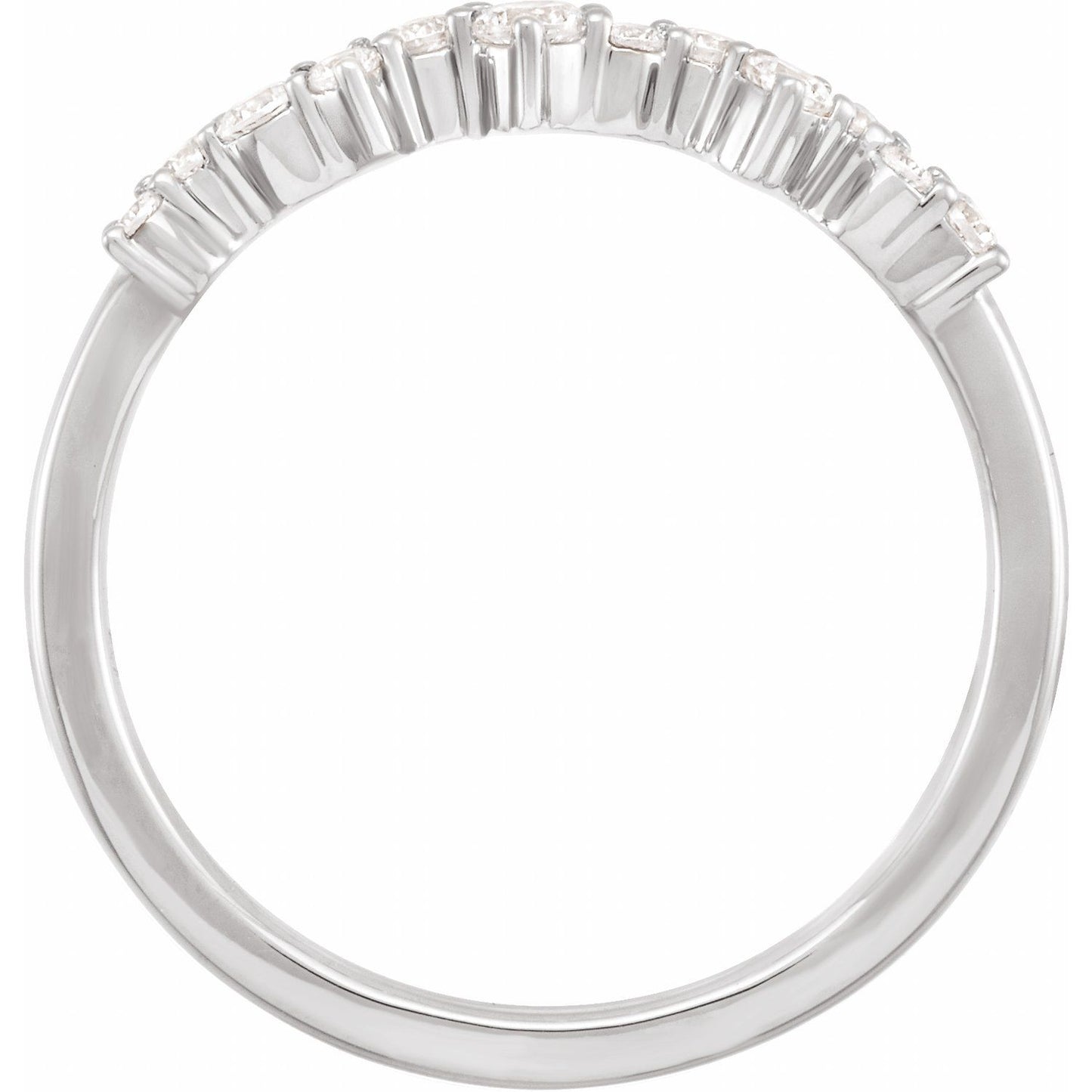 1/4 CTW Scattered Stackable Ring