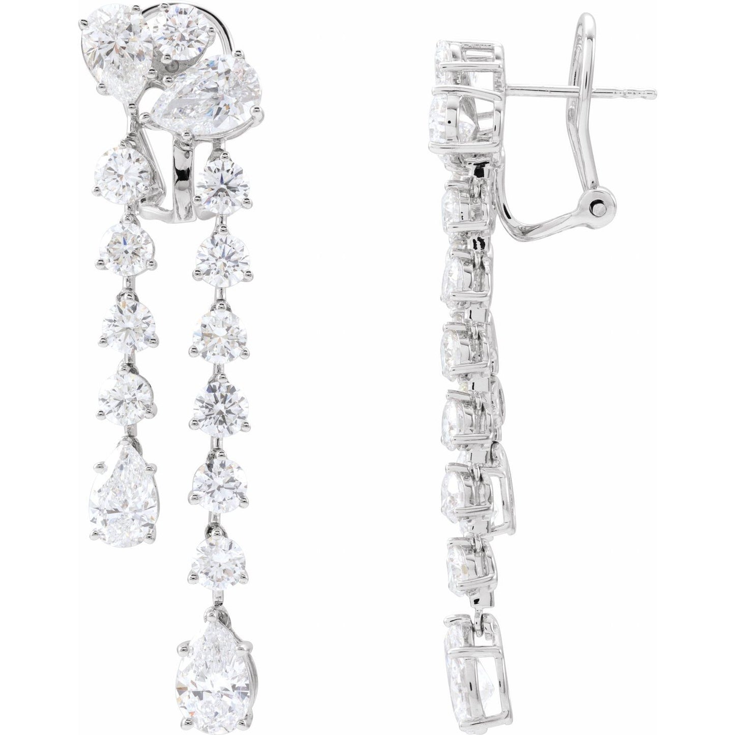 9 1/2 CTW Dangle Earrings