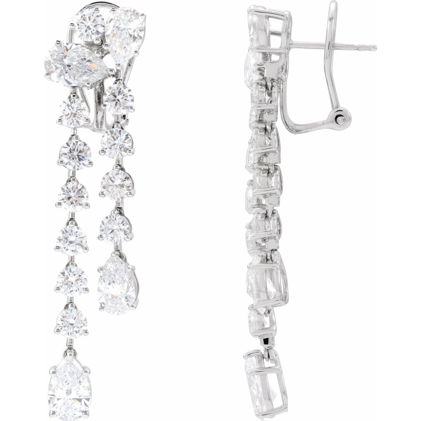 9 1/2 CTW Dangle Earrings