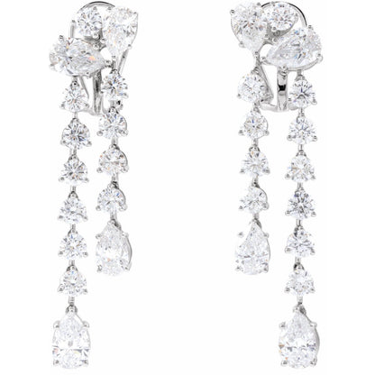 9 1/2 CTW Dangle Earrings