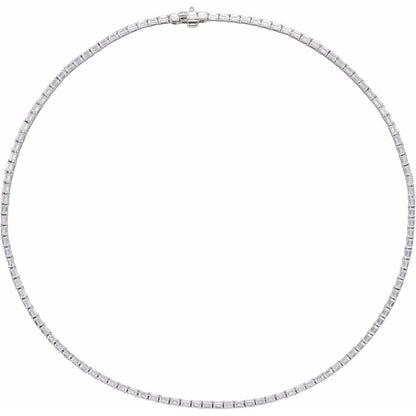 11 3/4 CTW Line 16" Necklace