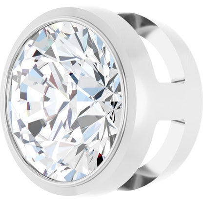1 CTW Round Bezel-Set Slide Pendant