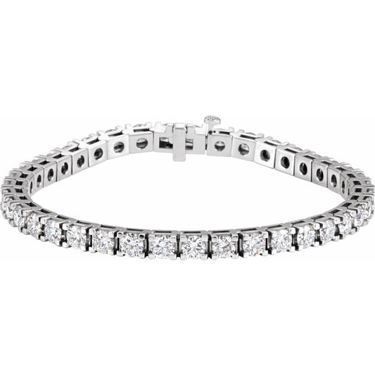 9 1/6 CTW Line 7 1/4" Bracelet