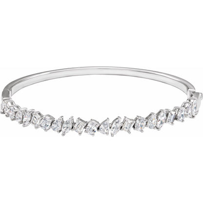 4 1/5 CTW Bangle 7" Bracelet