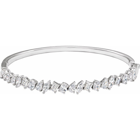 4 1/5 CTW Bangle 7" Bracelet