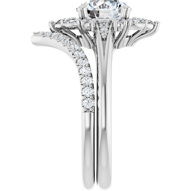 1 7/8 CTW Halo-Style Engagement Ring