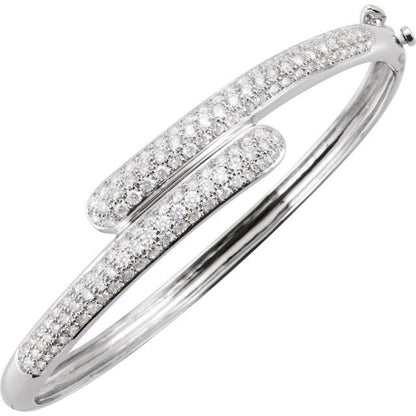 3 CTW Pavé Bangle 6 1/2" Bracelet