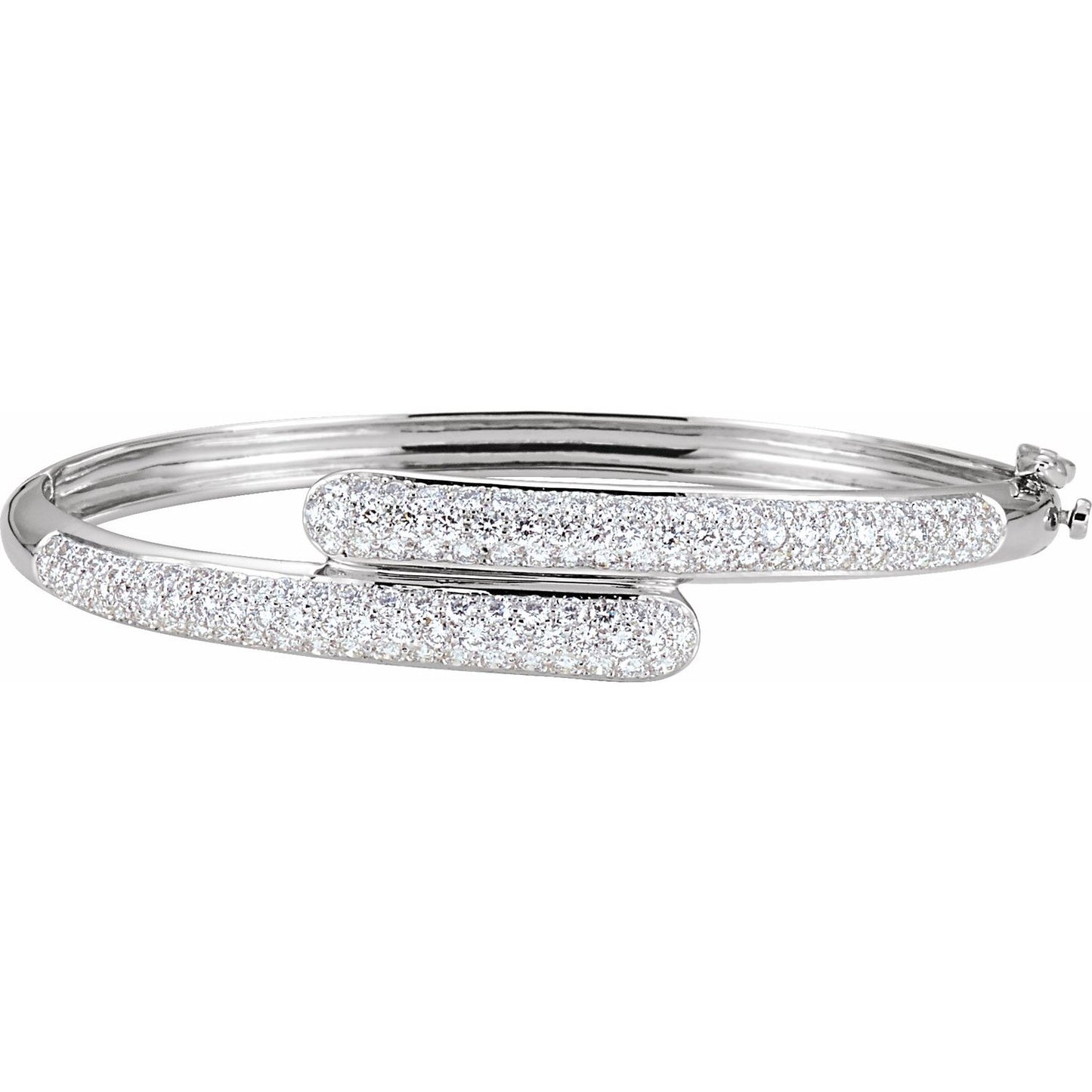 3 CTW Pavé Bangle 6 1/2" Bracelet