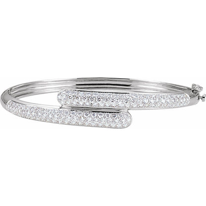 3 CTW Pavé Bangle 6 1/2" Bracelet