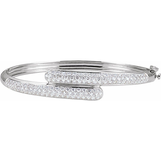 3 CTW Pavé Bangle 6 1/2" Bracelet