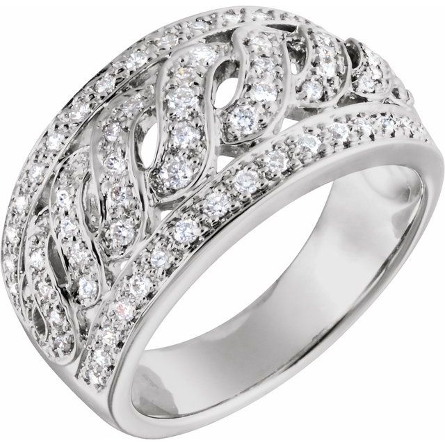 1/2 CTW Accented Ring
