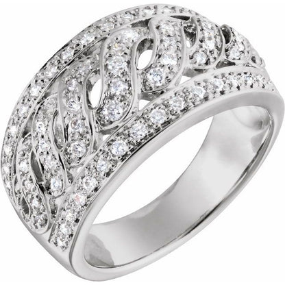 1/2 CTW Accented Ring