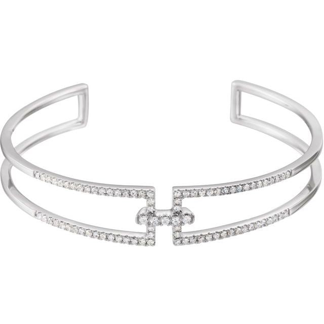 3/4 CTW Cuff 6" Bracelet