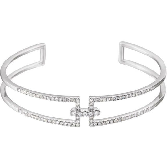 3/4 CTW Cuff 6" Bracelet