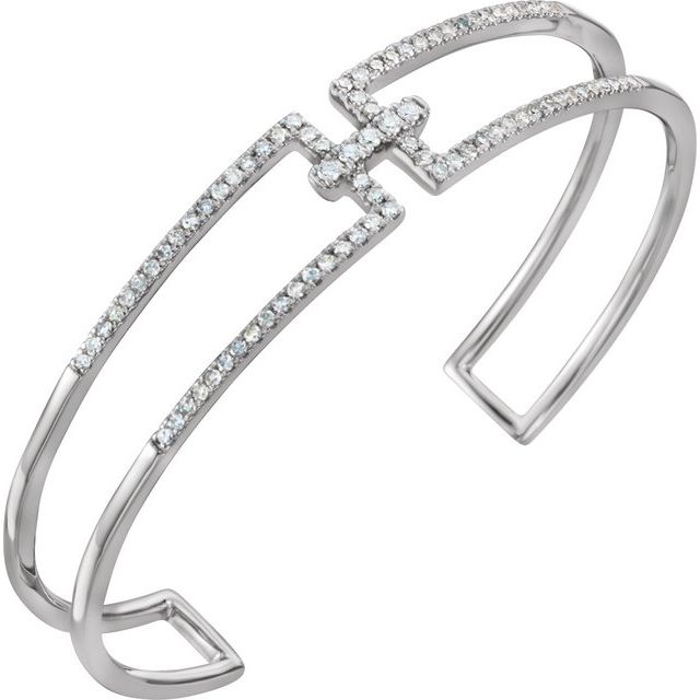 3/4 CTW Cuff 6" Bracelet