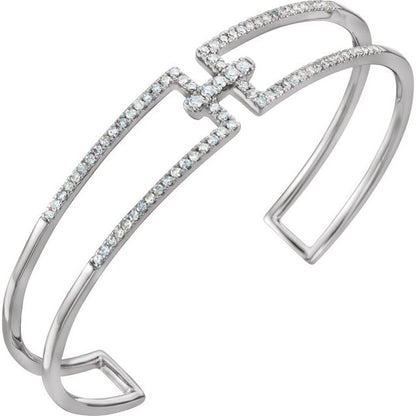 3/4 CTW Cuff 6" Bracelet