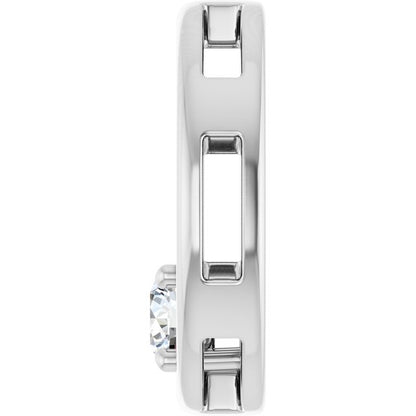 1/4 CTW Solitaire Circle Pendant