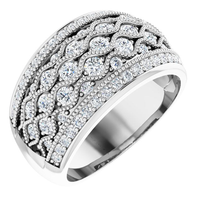 1 CTW Accented Ring