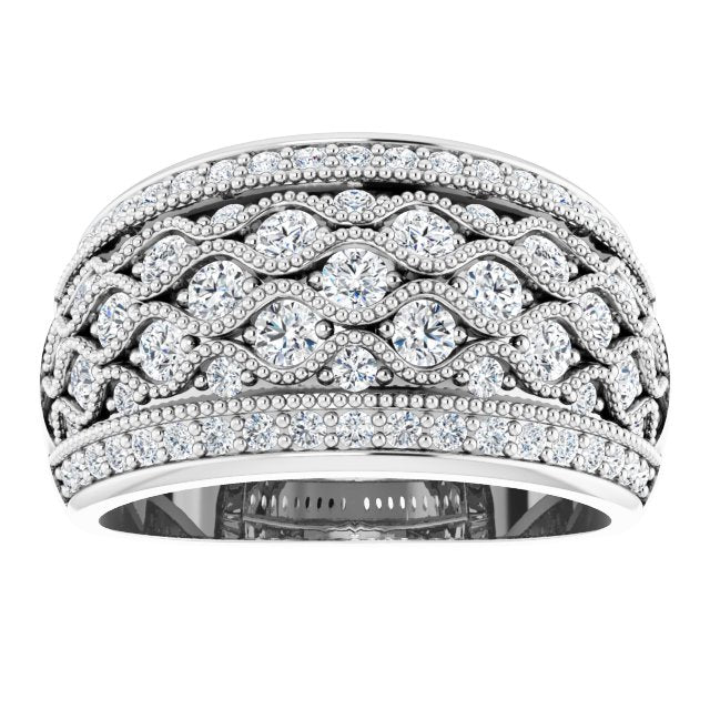 1 CTW Accented Ring