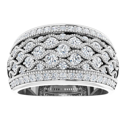 1 CTW Accented Ring