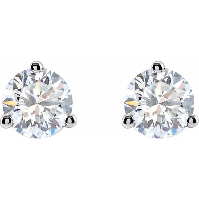 1 CTW Stud Earrings